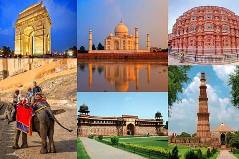 Golden Triangle Tour India med 5-stjärnigt hotell