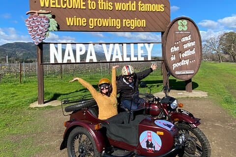 Napa Valley Classic Sidecar Weintouren