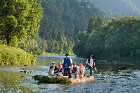 Rafting-Erlebnis in der Dunajec River Gorge aus Krakau