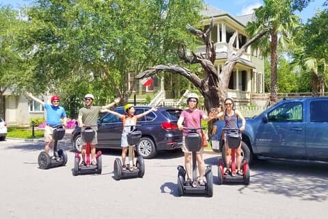 Galveston boomgravures Segwaytour