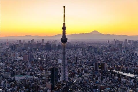 Ingresso para o Tokyo Skytree com deck Tembo e galeria