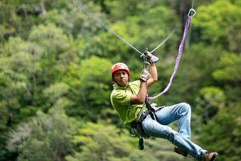 Mega Combo Zip Line Tour e Volcano Hot Spring