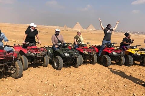 Privat dag, quad bike eventyr tur til Giza pyramiderne fra Kairo