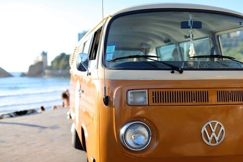 Franska Baskiens kustturné i en VW Combi