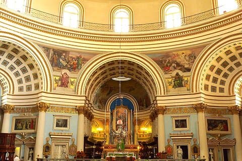 Malta Privat tur: 5 timers Mosta Dome, Mdina, Dingli Cliff's & Blue Grotto