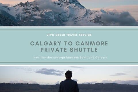 Calgary til Canmore privat shuttle