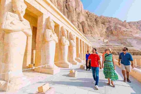 Private Tour Hatschepsut-Tempel im Westjordanland, Talkönig, Memnon-Statue mit Mittagessen