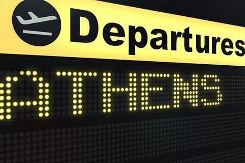 Privater Transfer vom Stadtzentrum von Athen zum Flughafen von Athen