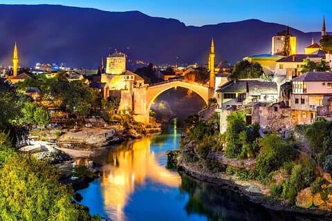 Transfert Dubrovnik> Bosnie: Sarajevo / Mostar / Jajce / Trebinje / Pocitelj etc