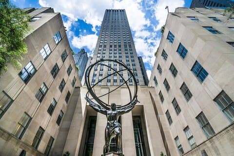 Visite officielle du Rockefeller Center à New York