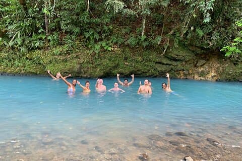 Rio Celeste och Tenorio vulkanvandring - Blue River äventyr