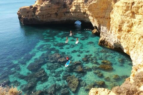 Paddle & Utforsk: Albufeira SUP-tur