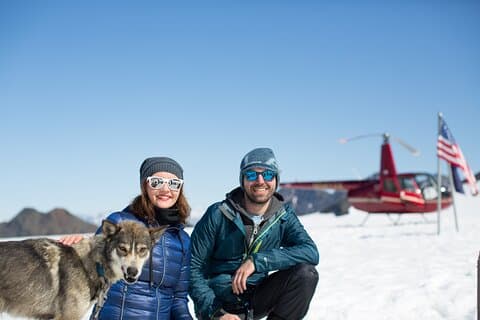 Helicopter Glacier Dogsled + Knik Glacier Landing- Anchorage Area