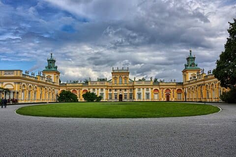 Wilanów kongelige palass + polsk vodkamuseum: LITEN GRUPPE /inkl. Plukke opp/