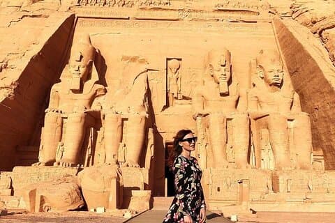 Temples d'Abou Simbel depuis l'hôtel d'Assouan ou croisière sur le Nil