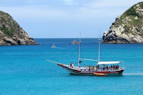 Heldags Arraial do Cabo Schooner Tour fra Rio – Delt gruppe