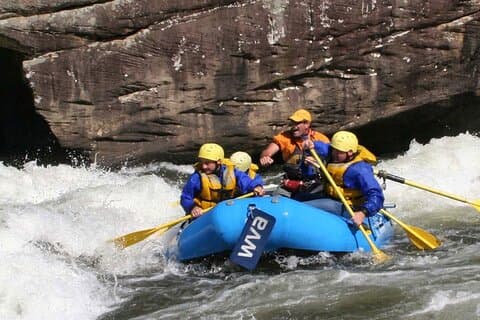 Extrem klass V forsränning på Gauley River WV (endast höst)