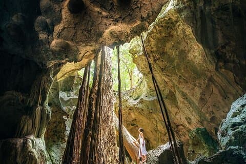 Visite privée de la grotte verte de la grotte