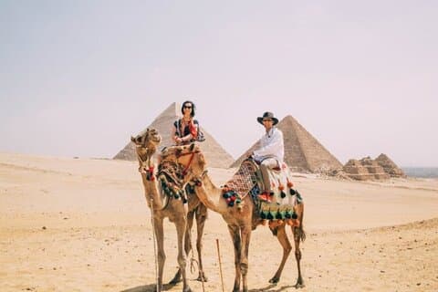 Kairo-turer til Pyramids of Giza Tour & Felucca på Nilen