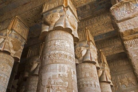 Viagem de um dia guiada privada aos templos de Dendara e Abydos com feluca de Luxor