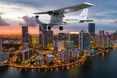 Eagles Air Tour: excursão privada de avião de 45 minutos em Miami