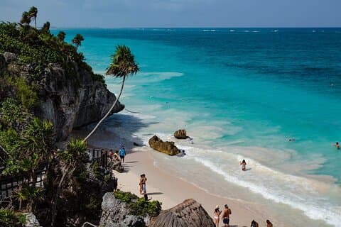 Mahahual til Tulum - Privat overføring med valgfri sightseeing