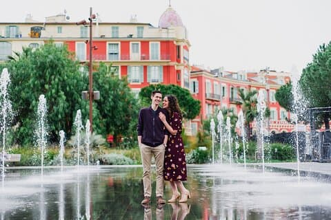 Sessão de fotografia de férias privada com fotógrafo local em Nice