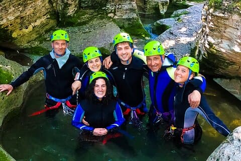 Canyoning in the Dolomites (Lake Santa Croce, Val Maggiore)