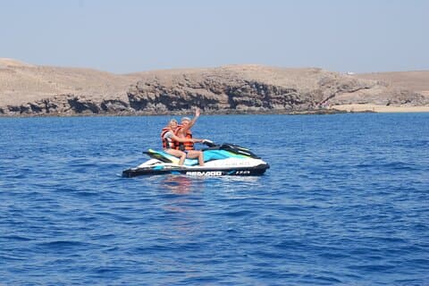 40 minuti di moto d'acqua a Lanzarote
