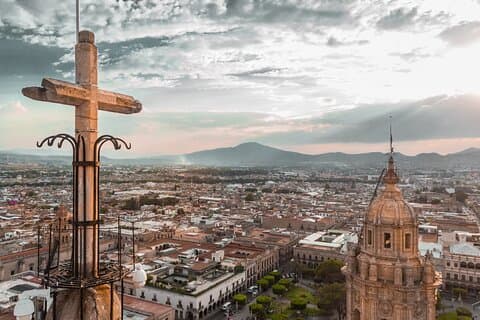 Cidade do México para Morelia - Traslado Privado com Passeio Opcional