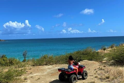For cruise passengers: Guided ATV Tour Dutch/French St. Maarten