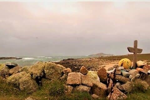 Privé begeleide wandeltocht op het eiland Omey in Connemara