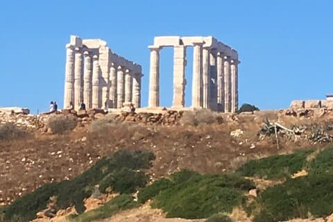 Transfert de retour privé à Cape Sounio