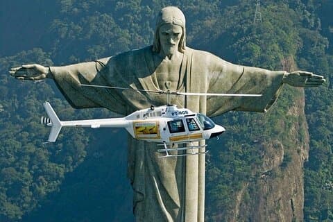 Tour in elicottero di Rio – privato o condiviso con trasferimenti in hotel