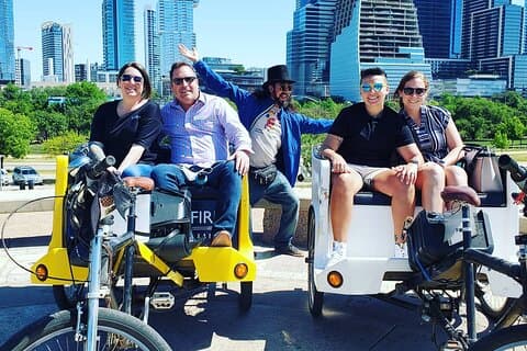 Visite historique en pédicab privé d'Austin