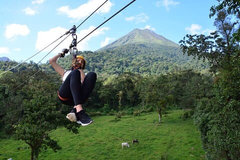 Experiência de tirolesa e Tarzang Swing em San Carlos