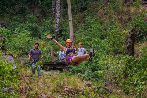 Ziplining in San Juan Lachao