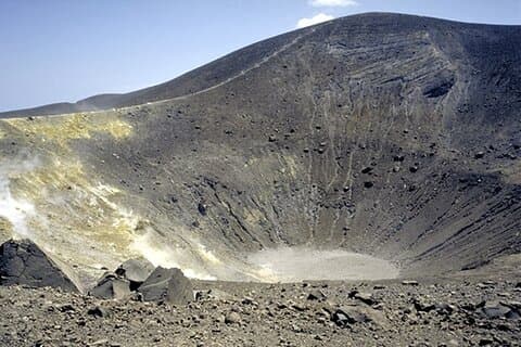 Lipari Stromboli volcano