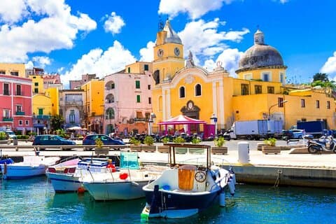 Ischia og Procida båttur: Liten gruppe fra Sorrento