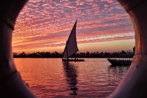 Privat Felucca-tur på Nilen med transport