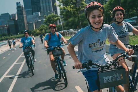 Chicago Family Food and Bike Tour mit Top Attraktionen