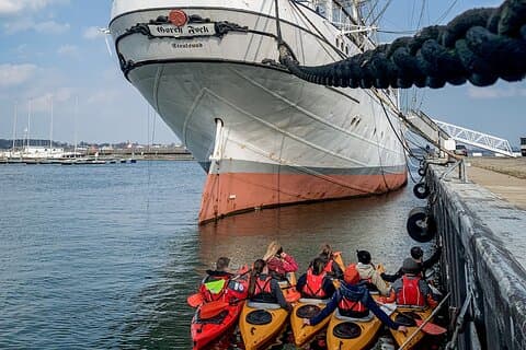 Cultural kayak tour in Stralsund
