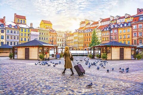 Warschau Layover City Tour met de auto met ophaalservice vanaf de luchthaven