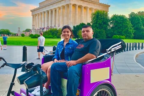Pedicab Sightseeing Tour auf der National Mall