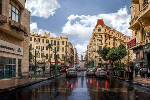 Evite Golpes Eu aprecio a noite no Cairo