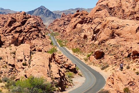 Valley of Fire guidet tur fra Las Vegas