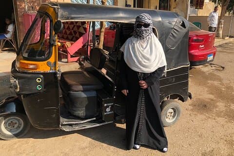 Privat Tuk-Tuk-resa i The Great Pyramids Village