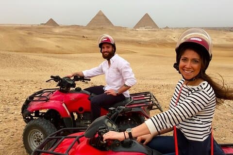 Quad Bike og Camel ride COMBO-tur på Giza Pyramider