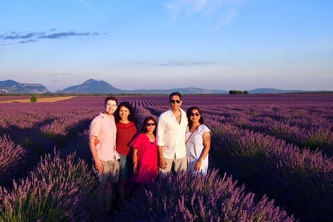 Sunset Lavender Tour in Valensole met ophaalservice vanuit Marseille