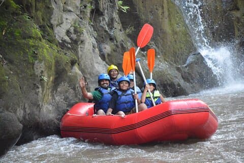 Halve dag privé Ayung Rafting-avontuur in de rivier de Ubud